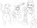 2025 4_fingers angry anthro arm_tuft armor arms_bent artist_name athletic_wear backless_clothing backless_dress bare_shoulders belt belt_pouch bent_arm bent_leg big_breasts big_ears big_eyes biped black_and_white blush blush_lines bottomwear breasts butt canid canine cheek_tuft claws cleavage closed_smile clothed clothed_anthro clothed_female clothing curved_eyebrows curvy_figure dialogue diane_foxington digital_drawing_(artwork) digital_media_(artwork) dreamworks dress ears_down ears_through_headwear english_text eyebrow_piercing eyebrows eyelashes facial_piercing facial_tuft female fighting_pose finger_claws fingers fist fox frown fully_clothed fully_clothed_anthro fully_clothed_female fur fur_tuft gloves grappling_hook gym_bottomwear gym_shorts hands_together handwear head_turned headgear helmet hi_res holding_grappling_hook holding_object humanoid_hands inner_ear_fluff leaning leaning_forward legs_together looking_aside looking_at_viewer looking_back looking_back_at_viewer mammal monochrome mouth_closed muart242 multiple_outfits open_frown open_mouth piercing pivoted_ears pointy_ears pose prick_ears shirt shorts shoulder_tuft sitting skinsuit smile smiling_at_viewer snout solo sparkles speech_bubble standing tail talking_to_viewer tank_top teeth text the_bad_guys thick_eyelashes thick_thighs tight_clothing topwear tuft wet wet_clothing wet_shirt wet_tank_top wet_topwear wide_eyed yelling yelling_at_viewer