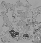 ambiguous_penetration animal_genitalia animal_penis anthro avian ball_suck ball_worship beak bestiality bodily_fluids body_worship canid canine canine_genitalia canine_penis clothing clothing_aside dark_body dark_fur deep_throat duo fellatio female feral fur genital_worship genitals goonie-san gryphon hi_res holding_both_legs holding_legs_open humping knot knotting male male/female male/male mammal mythological_avian mythological_creature mythology nub_tail oral oral_penetration panties panties_aside penetration penile penis rodent saliva sex sheath speech_bubble sucking symbiote underwear underwear_aside vaginal