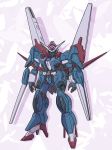  alus_core_gundam fusion gundam gundam_age gundam_age-1_full_glansa gundam_build_divers gundam_build_divers_re:rise looking_at_viewer mecha niiyan no_humans one-eyed open_hands purple_eyes solo standing v-fin zoom_layer 