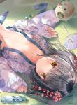  kodama_haruka no_bra open_shirt twinbox twinbox_school yukata 