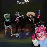 angry animal_humanoid animal_legs antenna_wire astro_(dandy&#039;s_world) blue_blanket blue_clothing blue_footwear blue_hair blue_shirt blue_shoes blue_topwear bone bottomwear broken_clothing brown_bottomwear brown_clothing brown_pants brown_shirt brown_topwear candy chocolate clothing cone_horns covered_mouth cross-popping_vein dessert dinosaur_tail electronics exposed_bone exposed_rib_cage eyes_closed family_guy_death_pose female food footwear gloves green_bottomwear green_clothing green_hair green_necktie green_shirt green_shorts green_topwear green_wall grey_bottomwear grey_ceiling grey_clothing grey_pants group hair handwear heart_cheeks hi_res humanoid leaf leaf_hair lights machine male megaglitch(gw) meme microphone microphone_tail microphone_wire necktie pants pattern_bottomwear pattern_clothing pattern_pants pattern_scarf pink_body pink_hair pink_scarf pink_skin plant plant_hair pseudo_hair rainbow_pattern red_clothing red_hair red_shirt red_topwear rib_cage robot rug scarf screen screen_face sharp_teeth shelly_(dandy&#039;s_world) shirt shoes shorts sleeping_cap spots spotted_bottomwear spotted_clothing spotted_pants sprout_(dandy&#039;s_world) striped_clothing striped_scarf stripes tail teeth topwear vee_(dandy&#039;s_world) white_scarf yatta_(dandy&#039;s_world) yellow_body yellow_clothing yellow_footwear yellow_gloves yellow_handwear yellow_shoes yellow_skin