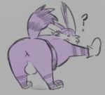  ? against_wall anthro anus backsack balls big_butt big_the_cat butt domestic_cat felid feline felis fur genitals looking_back low_res male mammal presenting presenting_anus purple_body purple_fur sketchy slightly_chubby solo sonic_the_hedgehog_(series) 