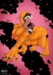 2025 4_toes 6_breasts abstract_background alien areola ben_10 big_tongue black_lips black_nails black_toenails bodily_fluids breasts busty_feral butt cartoon_network chaquetrix colored_nails crossgender drooling eyeless fangs feet female female_feral feral fur hi_res lactating lips long_tongue mammal milk mtf_crossgender multi_breast nails nipple_dip nipples open_mouth orange_areola orange_body orange_fur orange_nipples pink_tongue quadruped saliva saliva_on_tongue saliva_string signature solo tan_teeth teeth text thick_lips toenails toes tongue tongue_out url vulpimancer wadevil wildmutt