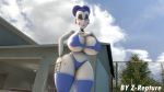  16:9 3d_(artwork) ballora_(fnafsl) big_breasts bikini breasts clothing digital_media_(artwork) female five_nights_at_freddy&#039;s humanoid machine robot robot_humanoid sister_location solo source_filmmaker swimwear thick_thighs video_games widescreen z-repture 