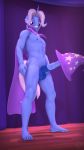  2020 4k 9:16 abs absurd_res anthro anthrofied balls cape clothing crossgender equid equine erection feet friendship_is_magic ftm_crossgender genitals hasbro hat headgear headwear hi_res horn humanoid_feet humanoid_hands male mammal medial_ring my_little_pony penis pose purple_eyes solo trixie_(mlp) unicorn unie wizard_hat 