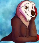  2020 anthro claws digital_media_(artwork) fur grumpy_griffin_creations hi_res looking_at_viewer male mammal nude pilosan simple_background sloth smile solo xenarthran 