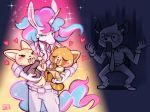  &lt;3 aggressive_retsuko ailurid anthro blue_eyes blue_hair blush bottomwear brown_body brown_eyes brown_fur canid canine carrying clothed clothing crossover equid equine eyelashes eyes_closed female fennec fenneko fox fur galarian_ponyta group haida hair hands_together happy hi_res horn hyaenid long_hair looking_at_another looking_up male male/female mammal multicolored_hair necktie nintendo open_clothing open_mouth open_shirt open_topwear pants pawpads pink_hair pok&eacute;mon pok&eacute;mon_(species) red_panda regional_form_(pok&eacute;mon) retsuko sanrio seiya_(aggressive_retsuko) seiya_(aggretsuko) shirt size_difference smile sparkles spotlight suizilla tan_body tan_fur topwear two_tone_hair unicorn video_games white_body 