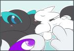  avian bird bleep bullying delta-eon dragon fasenso female fur group legendary_pok&eacute;mon lugi lugia male nintendo pok&eacute;mon pok&eacute;mon_(species) poking reptile scalie simple_background size_difference video_games white_body white_fur 