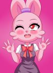  anthro cartoon_network chowder_(series) clothing female hi_res huitu_c lagomorph leporid mammal panini_(chowder) rabbit smile 