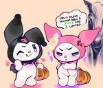 2025 :&lt; alternate_costume ambiguous_anthro ambiguous_gender annoyed anthro basket biped black_hood black_tail blush blush_lines chibi closed_smile clothed clothed_ambiguous clothed_anthro clothing clothing_swap container cross-popping_vein cute_fangs demon digital_media_(artwork) duo_focus embarrassed equid equine eyebrows eyelashes fangs featureless_chest featureless_crotch featureless_feet featureless_hands feet female_(lore) flower food fruit group halloween headgear headgear_only heart_symbol hi_res holding_arm holidays hood hood_only horse kuromi lagomorph leporid ligma_(artist) looking_at_viewer mammal mostly_nude_ambiguous mostly_nude_anthro mouth_closed multicolored_eyes my_melody narrowed_eyes one_eye_closed onegai_my_melody pink_hood pink_nose plant pumpkin rabbit sanrio shaded short_tail simple_background skull_symbol smile smiling_at_viewer soft_shading spade_tail standing tail tan_background teeth trio white_tail wink winking_at_viewer yellow_nose