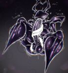 auto_ball_lick autofellatio autotonguejob balls big_butt big_penis black_body blush blush_lines bodily_fluids butt calf_muscles deltarune eyeless genitals glistening glistening_body heart_symbol hi_res holding_both_legs holding_both_thighs horn horned_humanoid huge_penis humanoid licking long_penis long_tongue male marigold_rosi masturbation messy moan monotone_body oral oral_masturbation penile penile_masturbation penis pointed_feet precum_on_own_penis roaring_knight saliva saliva_on_own_penis saliva_on_penis saliva_on_tongue self_lick shadow_creature solo sweat sweatdrop sweaty_legs tongue tongue_out undertale_(series)