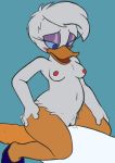  anatid anseriform anthro avian bird blush breasts clitoris cowgirl_position daisy_duck disney duck duo female four-pundo genitals male nipples non-mammal_breasts nude on_bottom on_top open_mouth penetration pussy quack_pack sex unseen_male vaginal vaginal_penetration 