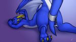  16:9 3_toes anthro blue_body butt claws clothed clothing cynicalstarr dragon embarrassed feet hindpaw horn kouryuu legwear looking_at_viewer looking_back lying male membrane_(anatomy) membranous_wings on_front paws presenting presenting_hindquarters raised_tail rear_view scalie shy simple_background solo spread_legs spread_wings spreading stockings teasing toe_claws toes western_dragon widescreen wings yellow_eyes 