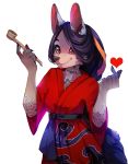  &lt;3 2020 anthro asian_clothing canid canine canis clothing east_asian_clothing female hair hi_res holding_object japanese_clothing kimono mammal red_eyes smoke_pipe solo tattoo wolf x-teeth-x 