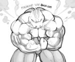  anthro biceps chirros flexing growth lizard machoke male muscle_growth muscular muscular_anthro muscular_male nintendo nose_steam one_eye_closed pecs pok&eacute;mon pok&eacute;mon_(species) reptile scalie solo steam vein veiny_muscles video_games wink 