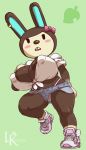 against_wall animal_crossing anthro areola areola_slip beady_eyes big_areola big_breasts big_nipples blush bottomwear bow bracelet breasts brown_body brown_fur brown_nose carmen_(animal_crossing) cleavage clothed clothing collar countershade_face countershading crop_top cutoffs denim denim_clothing ear_piercing ear_ring eyelashes female footwear fur hi_res huge_breasts jewelry lagomorph leokingdom leporid long_ears mammal midriff multicolored_body multicolored_fur navel nintendo nipple_outline nipples on_one_leg open_mouth panties piercing rabbit shirt shoes short_sleeves shorts skimpy solo standing thong tied_shirt tooth_gap topwear two_tone_body two_tone_fur underwear video_games visible_thong white_body white_fur wide_hips 