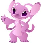  1:1 2015 alien alpha_channel angel_(lilo_and_stitch) antennae_(anatomy) claws disney experiment_(lilo_and_stitch) eyelashes female fingers fur lilo_and_stitch low_res pawpads pink_body pink_claws pink_fur pink_inner_ear pink_nose rocketdogrps simple_background solo toe_claws transparent_background 