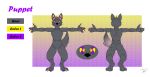  absurd_res anthro butt commission_art front_view hi_res jakal male model_sheet puppetthehypnojakal scalesindark solo t-pose 