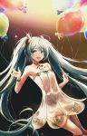  csc00014 dress hatsune_miku no_bra see_through thighhighs vocaloid 