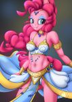  2020 anthro blue_eyes digital_media_(artwork) equid equine female friendship_is_magic hasbro hi_res horse mammal midriff my_little_pony mysticalpha navel pinkie_pie_(mlp) pony smile solo 