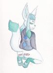  angry anthro bottomless british clenched_teeth clothed clothing eeveelution fan_character fawnshyart glace(~hey_yo~) glaceon hi_res hoodie male nintendo paint pok&eacute;mon pok&eacute;mon_(species) solo teeth topwear video_games 