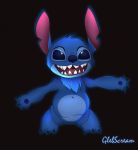  2020 4_fingers alien artist_name better_version_at_source black_background blue_body blue_claws blue_eyes blue_fur blue_pawpads claws disney experiment_(lilo_and_stitch) finger_claws fingers full-length_portrait fur glebscream head_tuft hi_res lilo_and_stitch long_ears male male_(lore) notched_ear open_mouth pawpads portrait sharp_teeth simple_background standing stitch_(lilo_and_stitch) teeth toe_claws tuft 