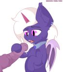  animated bat_pony big_ears chest_tuft collaboration ear_piercing equid eyes_on_the_prize fan_character female friendship_is_magic hasbro horn inner_ear_fluff justis male male/female mammal mane masturbation my_little_pony open_mouth parabellumpony_(artist) piercing pink_eyes result semi-anthro short_playtime simple_background simple_shading tuft white_background white_mane winged_unicorn wings ych_(character) 
