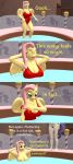  3d_(artwork) absurd_res anthro anthrofied big_breasts bikini breasts cleavage clothed clothing dialogue digital_media_(artwork) duo english_text equid equine female fluttershy_(mlp) friendship_is_magic hasbro hi_res hot_tub mammal my_little_pony nipple_outline nude one-piece_swimsuit papadragon69 partially_submerged pegasus rarity_(mlp) sling_bikini swimwear text undressing water wings 