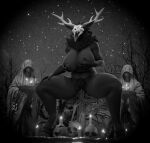 2_horns 3d_(artwork) ahegao american_mythology anthro antlers areola big_breasts big_horn big_pubes blasphemy bone breast_squish breasts candle cemetery cross curvy_figure dark_areola dark_nipples digital_media_(artwork) fangs female fetlocks forest genitals glistening glistening_areola glistening_nipples glistening_tongue glowing glowing_eyes grave greyscale hand_on_own_breast hi_res hooves horn huge_breasts human_skull impaer_jaster improvised_dildo improvised_sex_toy indigenous_north_american_mythology long_fangs looking_pleasured masturbation monochrome mythology neck_tuft night nipples north_american_mythology open_mouth outdoor_nudity outside penetration plant pubes sculpture sharp_teeth skull skull_head sky solo squish star starry_sky statue teeth thick_thighs tombstone tongue tongue_out tree tuft unguligrade vaginal vaginal_masturbation vaginal_penetration voluptuous voluptuous_anthro voluptuous_female vulva watermark wendigo wide_hips