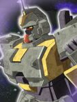  absurdres gundam gundam_08th_ms_team gundam_ez8 gundrass highres looking_to_the_side mecha mecha_focus mobile_suit no_humans radio_antenna robot space upper_body 