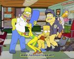  bart_simpson chief_wiggum homer_simpson marge_simpson the_simpsons 