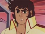  1970s_(style) 1boy anime_screenshot brown_hair koutetsu_jeeg lowres mature_male medium_hair official_art retro_artstyle shiba_hiroshi solo solo_focus 