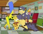  bart_simpson chief_wiggum marge_simpson tagme the_simpsons 