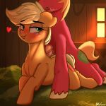  &lt;3 1:1 2020 animal_genitalia animal_penis applejack_(mlp) big_macintosh_(mlp) brother brother_and_sister earth_pony equid equine equine_penis eyebrows eyelashes female feral friendship_is_magic genitals green_eyes hasbro hi_res horse incest_(lore) inside looking_at_viewer male mammal my_little_pony open_mouth penis pony sibling sister smile welost 
