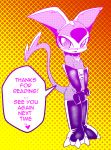  absurd_res anthro blush bodily_fluids boots claws clothing collar comic cover cover_page covering covering_self dialogue digimon digimon_(species) english_text footwear genital_fluids genitals girly gloves handwear hi_res imp impmon looking_at_viewer male mammal simple_background solo text white_crest_(artist) 