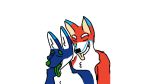  absurd_res anal anonymous_artist anthro canid canine colibfox duo fox hi_res male male/male mammal smart_protogen unknown_artist 