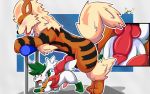  animal_genitalia animal_penis arcanine arkoh balls big_penis blush canid canine canine_penis erection eyes_closed fan_character feral feral_on_feral fur genitals hi_res knot legendary_pok&eacute;mon looking_back male male/male mammal nintendo open_mouth penis pok&eacute;mon pok&eacute;mon_(species) rubbing shaymin size_difference teeth tongue tongue_out video_games 