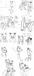 angry anthro ash_(fantastic_mr._fox) blush bulge canid canine clothing cousins dialogue duo fantastic_mr._fox fox hi_res incest_(lore) kristofferson male male/male mammal monochrome sketch tairenukitty underwear 
