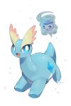 2026 absurd_res amaura ambiguous_feral ambiguous_gender blue_body blue_eyes blue_tail castform digital_media_(artwork) duo elemental_creature featureless_feet feet feral fossil_pokemon generation_3_pokemon generation_6_pokemon grey_body hi_res multicolored_body nintendo nullma open_mouth pokemon pokemon_(species) purple_body signature simple_background size_difference snowflake tail white_background white_body