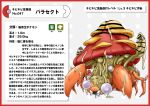 absurd_res arthropod bodily_fluids border cum elemental_creature fungi_fauna fungus generation_1_pokemon genital_fluids genitals hi_res insect japanese_text mammal mushroom nikunigushii nintendo paras parasect penis pokedex pokedex_entry pokedex_number pokemon pokemon_(species) red_border simple_background text translation_request white_background