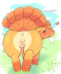 5:6 6_tails after_sex after_vaginal ahegao anus aroused blush blush_lines bodily_fluids breath butt butt_focus cum cum_drip cum_in_vagina cum_inside dripping eye_roll fangs female feral generation_1_pokemon genital_fluids genitals glacefrostbite heart_eyes heart_symbol hi_res humanoid_genitalia humanoid_genitalia_on_feral humanoid_vulva humanoid_vulva_on_feral leaking_cum looking_pleasured multi_tail nintendo open_mouth orgasm outside pawpads paws pokemon pokemon_(species) quadruped raised_tail rear_view shaking simple_background solo standing tail tail_motion tailwag teeth tremble_spikes vaginal_fluid_drip vaginal_fluid_string vaginal_fluids vaginal_fluids_on_leg vulpix vulva y_anus