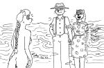 2024 aelfi_mistreed_(character) anthro bottomwear breasts clothed clothed_female clothed_male clothing daughter_(lore) domestic_ferret dress duo facial_markings father_(lore) father_and_child_(lore) father_and_daughter_(lore) female fur hair hand_holding hat head_markings headgear headwear husband_and_wife ivor_haroldson leofhild_mistreed male male/female mammal markings married_couple mask_(marking) monochrome mother_(lore) mother_and_child_(lore) mother_and_daughter_(lore) mustelid musteline nude nude_female open_mouth pants parent_(lore) parent_and_child_(lore) parent_and_daughter_(lore) phantom_limb ponytail shirt tail tegerio topwear true_musteline weasel whiskers