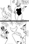 2023 antelope anthro baseball_cap black_and_white bottomwear bovid canid canine caprine cassandra_(tegerio) chair clothing coffee_cup comic container cup dialogue ear_piercing ear_ring english_text eyewear female fingers fox fur furniture glasses group hair hat headgear headwear hi_res hooved_fingers hooves horn kangaroo kangy_(tegerio) lana_lynne long_hair macropod male mammal marsupial mephitid monochrome office_chair piercing rina_(runei) ring_piercing serge_skunk sheep skirt skunk tail tegerio text wool_(fur)