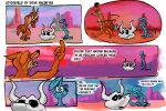 2013 2_horns 2_toes 3:2 4_fingers angry animal_skull animated_skeleton anthro arm_tuft artist_name athletic athletic_anthro athletic_male belly biped black_eyes black_nose black_sclera blue_body blue_scales blue_sky bone bovid bovid_horn bovine bovine_horn brown_body brown_fur bull_horn butt cactus canid canine canis canyon casual_nudity cattle cheek_tuft chest_tuft claws clenched_teeth cloud cloudy_sky colored comic coyote coyoteville crossed_legs defeated desert detailed detailed_background dialogue digital_drawing_(artwork) digital_media_(artwork) distance ears_back ed_(coyoteville) elbow_tuft english_text eyes_closed facepalm facial_tuft fangs featureless_feet feet finger_claws fingers fur fyodor_(coyoteville) gesture grass grimace group guy_fawkes guy_fawkes_mask half-closed_eyes hand_gesture haters_gonna_hate head_down head_horn head_on_hand head_tuft horn humanoid_hands humor knee_tuft krita_(artwork) leg_tuft lines_drawn lizard looking_at_another looking_at_tablet male mammal mask meme motion_lines multicolored_body multicolored_fur narrowed_eyes nude open_mouth outside painted_background paws pecs pink_sky pivoted_ears plant plantigrade pointing pointing_up pupils raised_finger raised_heel raised_index_finger realization rear_view red_sky reptile sand scales scalie sean_o'desse shaded sharp_teeth shoulder_tuft side_view sitting skeleton sketch skull sky social_nudity speech_bubble standing standing_behind stevethedragon surprised tablet tail talking_to_another tan_belly tan_body tan_chest tan_fur teeth teeth_showing text thick_tail three-quarter_view throwing tiptoes title toes toony tossing trio tuft turning_around two_tone_body two_tone_fur undead walking walking_away warm_colors white_pupils white_sclera wide_eyed wide_hips yelling yelling_at_another