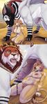 absurd_res animal_genitalia animal_penis anthro anthro_on_feral areola bedroom_eyes bestiality big_breasts bound breasts canine_genitalia canine_penis chain chained clitoral_hood clitoris clothed clothing collar comic crown deer digital_media_(artwork) dragon erection feet felid female female_anthro feral fur genitals giraffe giraffid group hair hairy_vulva hands_behind_back hands_tied hands_tied_behind_back headgear hi_res horn hybrid ivy_(tvard) king knot larger_feral larger_male lion looking_at_another looking_at_genitalia looking_at_penis male male/female male_anthro male_feral mammal mane mythological_creature mythological_scalie mythology narrowed_eyes navel nipples nude open_mouth pantherine paws penis royalty scalie seductive sheath sitting size_difference slightly_chubby slightly_chubby_anthro slightly_chubby_female smaller_anthro smaller_female smile tail teeth toes trio tvard vulva wings