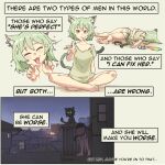  1girl :3 :d against_railing animal_ear_fluff animal_ear_piercing animal_ears ashtray bare_legs barefoot blush breasts cat_ears cat_girl cat_tail cigarette cigarette_butt closed_eyes closed_mouth collarbone commentary crushed_can dot_nose english_commentary english_text family_guy_death_pose_(meme) fang full_body glowing glowing_eyes green_hair green_shirt green_tail hand_up hands_up heel_up holding holding_cigarette house i_can_fix_him_(meme) indian_style large_breasts leaning_forward looking_at_viewer lying meme multiple_views narration no_pants nyan on_side open_mouth outdoors panties railing rtil satou_yaniko shirt short_hair short_sleeves sitting smile smoke smoke_trail smoking sparkle split_mouth standing sunset tail turning_head underwear vomiting_rainbows white_panties yani_neko yellow_eyes 