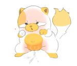 adventure_time animated animated_gif anthro belly black_nose blush bodily_fluids cake_the_cat cartoon_network domestic_cat felid feline felis female fluffy fluffy_tail fur genital_fluids humping iigomeow in_heat looking_pleasured looking_up loop mammal musk musky_vulva open_mouth paws pelvic_thrust pupils raised_paw short_playtime simple_background solo standing tail vaginal_fluid_string vaginal_fluids vaginal_fluids_on_ground white_background white_body white_fur yellow_body yellow_fur