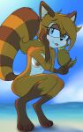 4_toes 5:8 5_fingers absurd_res aged_up anthro blep blue_eyes bodily_fluids brown_body brown_fur brown_nipples caramelfox feet female fingers fur genital_fluids hi_res leaking marine_the_raccoon nipples nude orange_body orange_fur orange_nipples pigtails pussy_juice_leaking sega smug smug_expression smug_face solo sonic_the_hedgehog_(series) teasing toes tongue tongue_out vaginal_fluid_string vaginal_fluids vaginal_fluids_on_hand