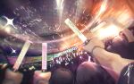  6+girls 6th_live_dream_~bloom_garden_party~ absurdres anyoji_hime audience belluna_dome ceras_yanagida_lilienfeld chromatic_aberration commentary_request fujishima_megumi glowstick highres hinoshita_kaho holding holding_glowstick indoors kachimachi_kosuzu katsuragi_izumi love_live! love_live!_hasu_no_sora_jogakuin_school_idol_club momose_ginko multiple_girls murano_sayaka osawa_rurino otomune_kozue penlight_(glowstick) signature stage streamers yaa-kun yugiri_tsuzuri 