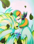 025aki 3_fingers absurd_res ambiguous_gender anthro blue_feet blush blush_lines brown_eyes duo eyelashes feet feral fingers generation_5_pokemon green_body hand_to_viewer hi_res leaf looking_at_viewer markings multicolored_body neck_collar nintendo open_mouth oshawott pokemon pokemon_(species) pose simple_background snivy swirl tan_body yellow_eyelids